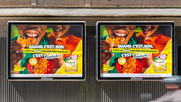 Bonduelle : Affichage