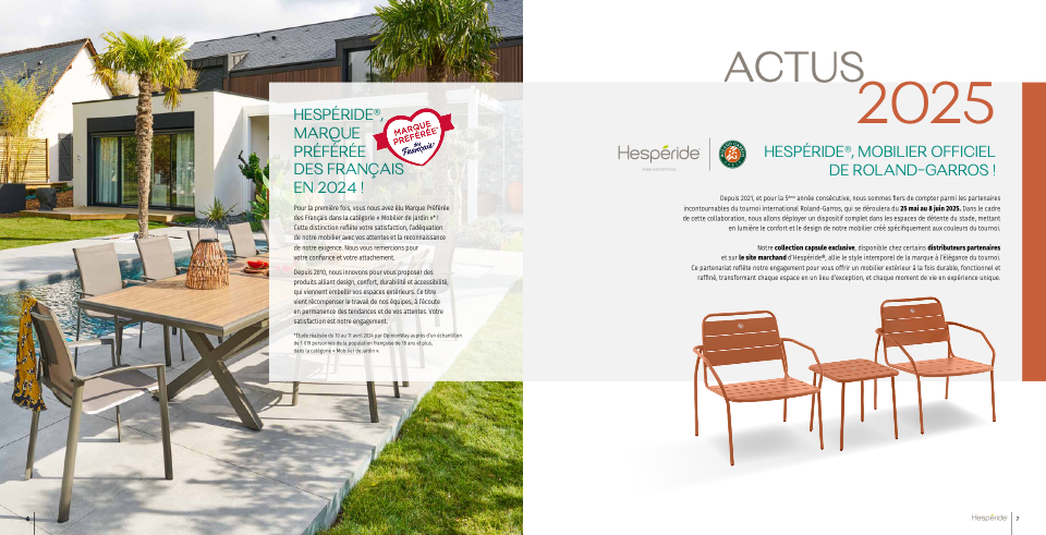 Hespéride: Catalogue