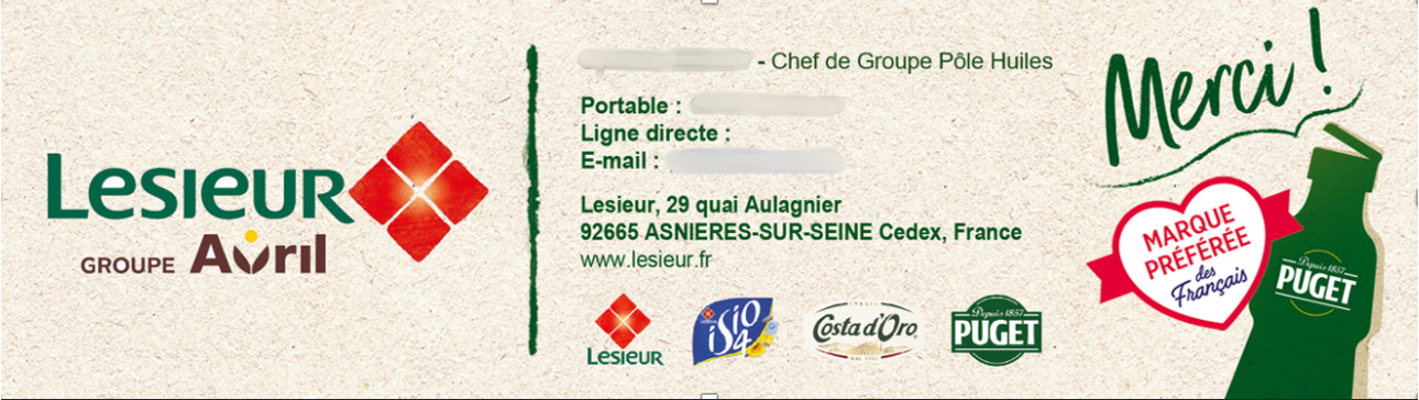 Puget : Signature de mail